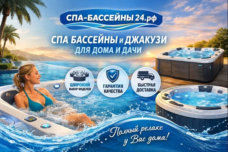 СПА-бассейн у вас дома — комфорт и релакс круглый год