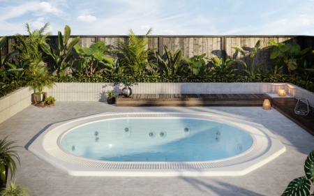 Переливной спа-бассейн AstralPool Olympia / Aquavia Hydra Переливной спа-бассейн AstralPool Olympia / Aquavia Hydra