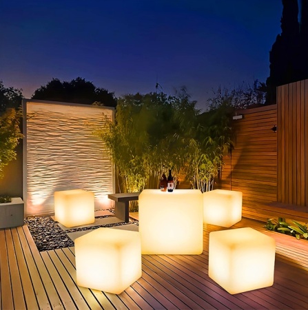 Светильник Куб 40 питание от сети 220В, RGB