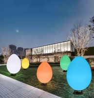 Светильник Яйцо 54х95 питание от 220, RGB