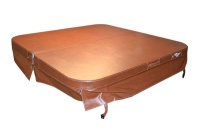 Крышка-чехол для SPA бассейна (тёмно-коричневая) (размеры: 248*230 см)